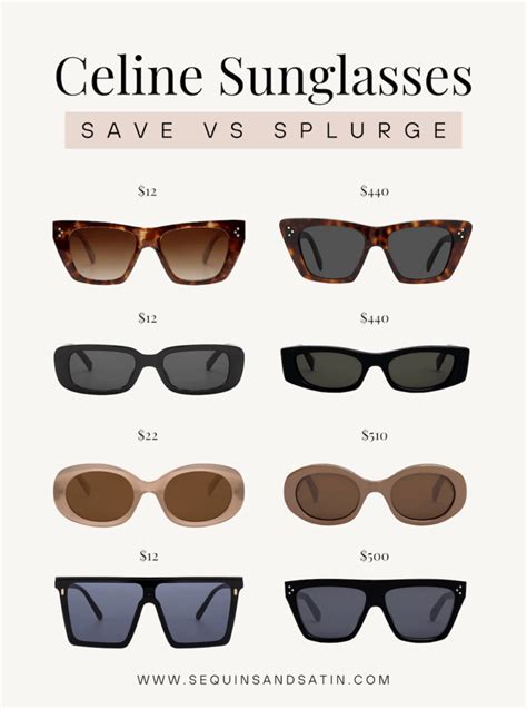 celine sunglass dupe amazon|celine sunglasses dupe women.